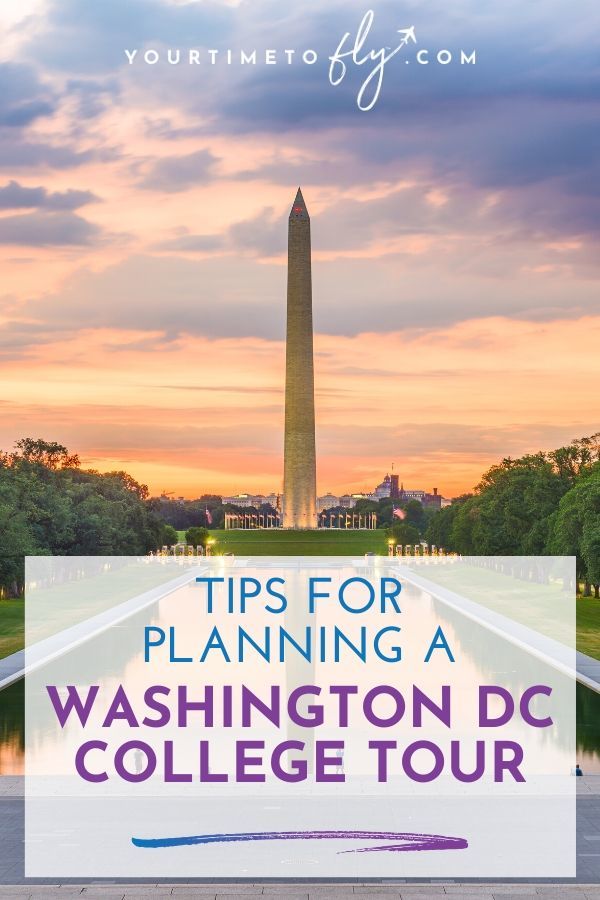 Tips for planning a Washington DC College tour
