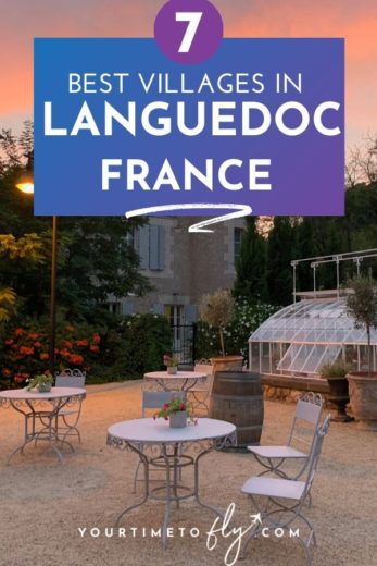 Best villages in Languedoc France at sunset