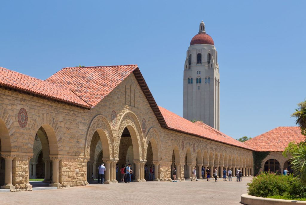 Stanford University courtyard