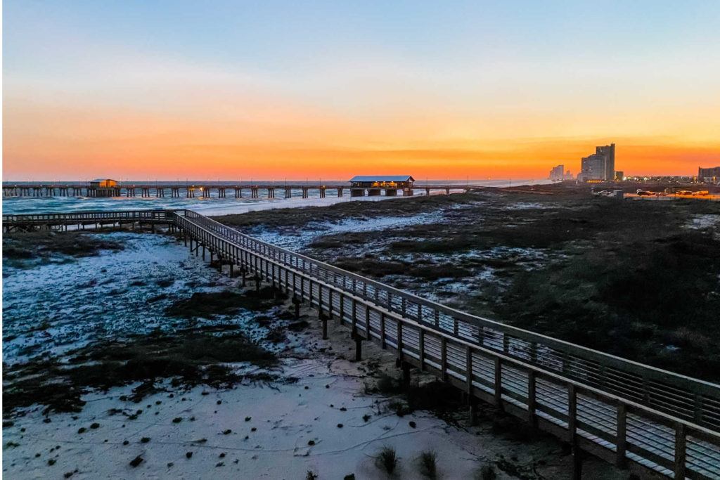 Sunset at the Pier at Gulf State Park