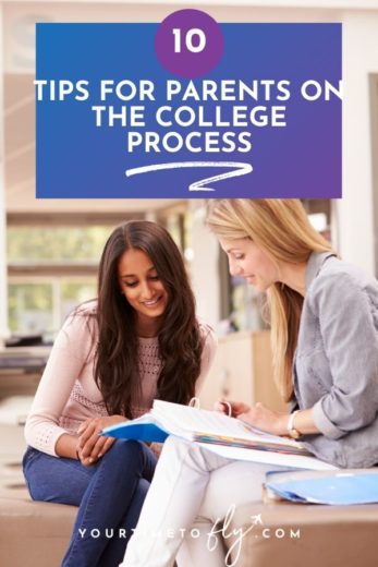 10 tips for parents on the college process