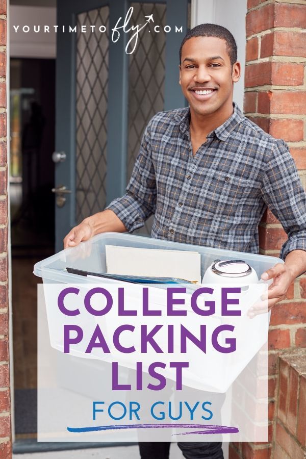 College packing list for guys