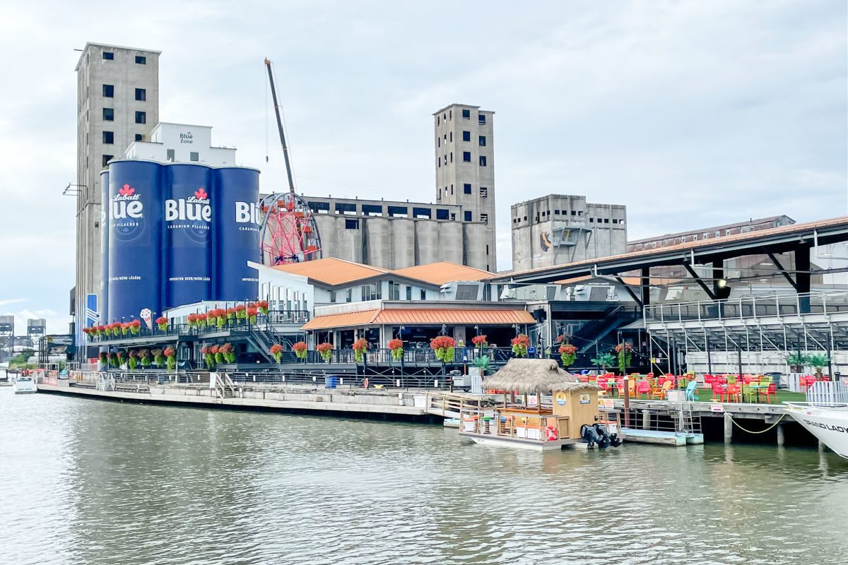 Buffalo RiverWorks from the water