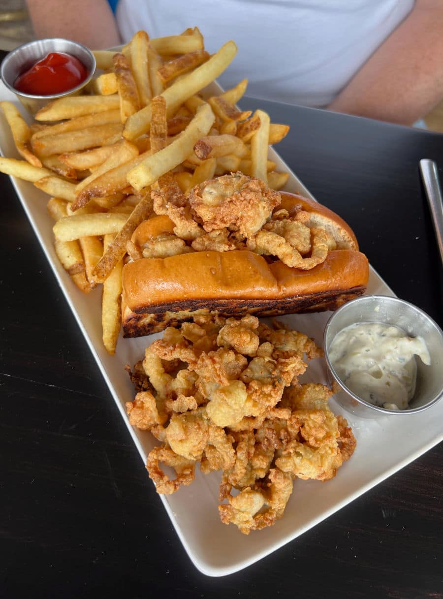 Cru Nantucket fried clams