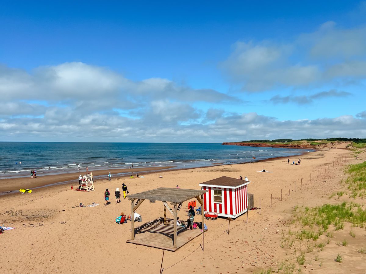 Cavendish Beach on Prince Edward Island