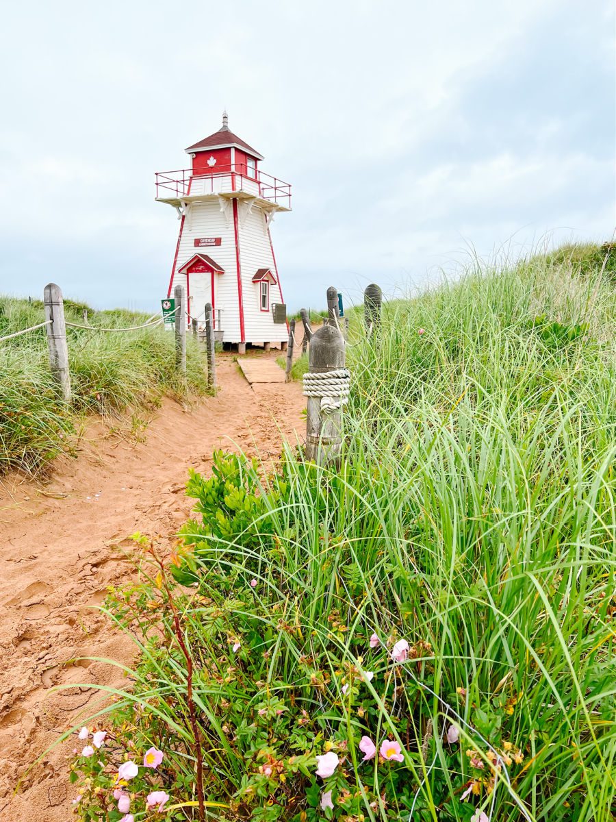 Covehead light path to the beach