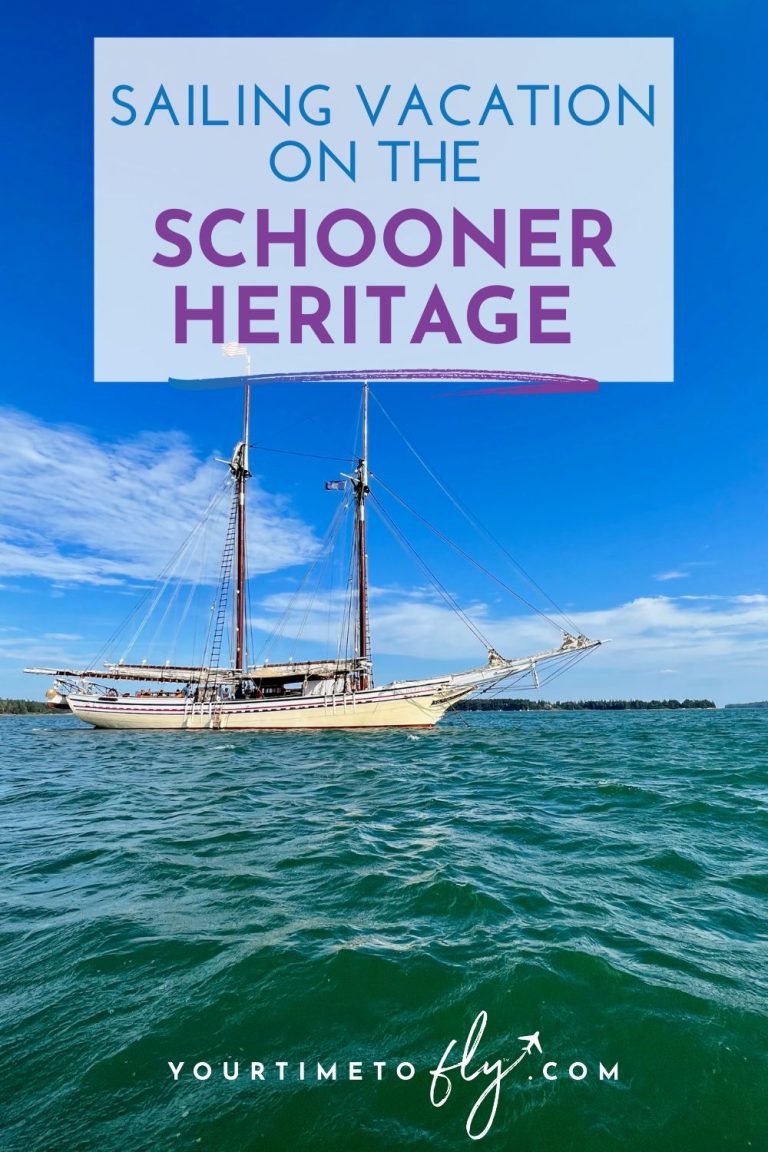 Sailing in Maine on the Schooner Heritage Windjammer