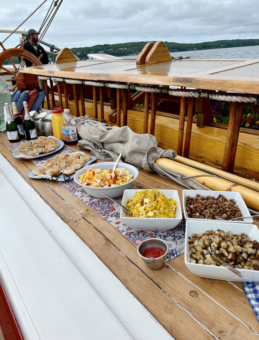 Champagne brunch on the Schooner Heritage