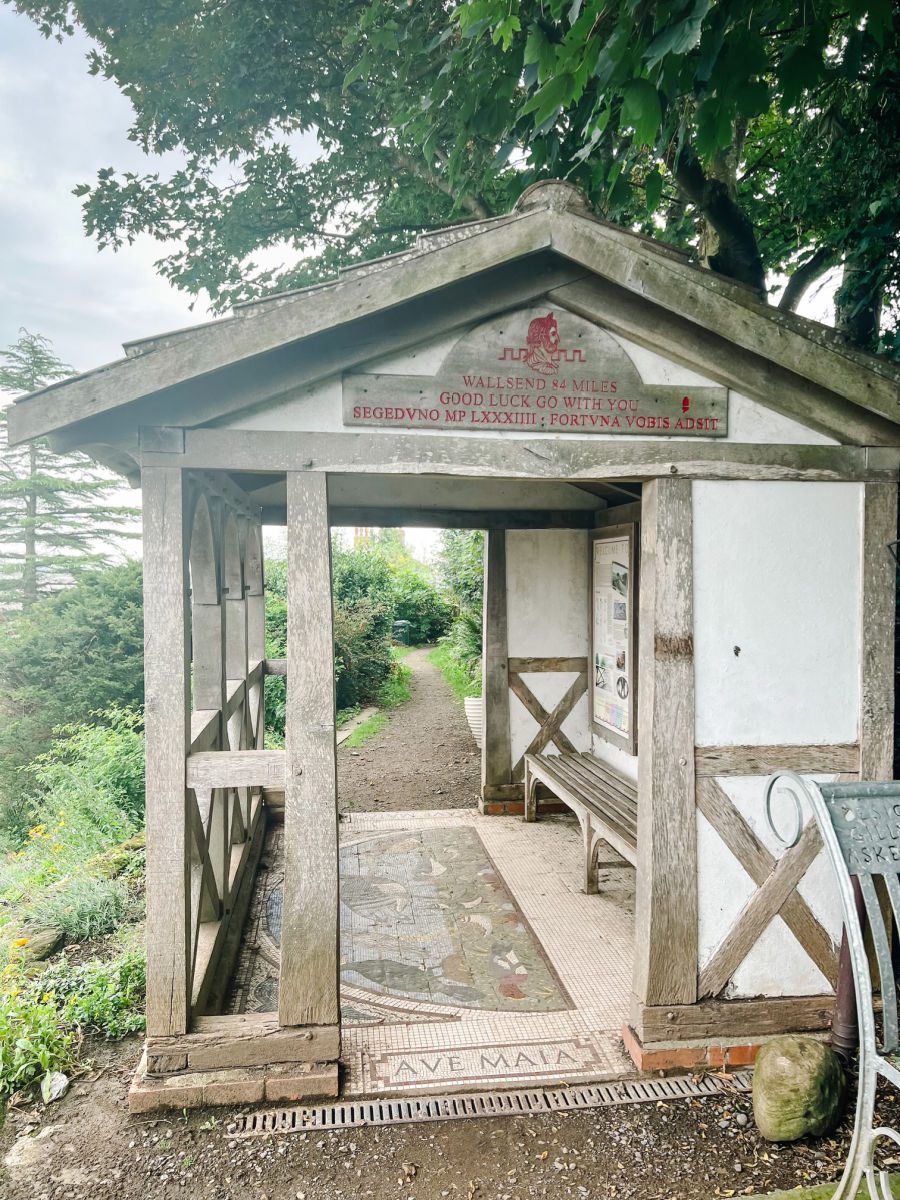 Starting point of the Hadrian's Wall Path in Bowness on Solway