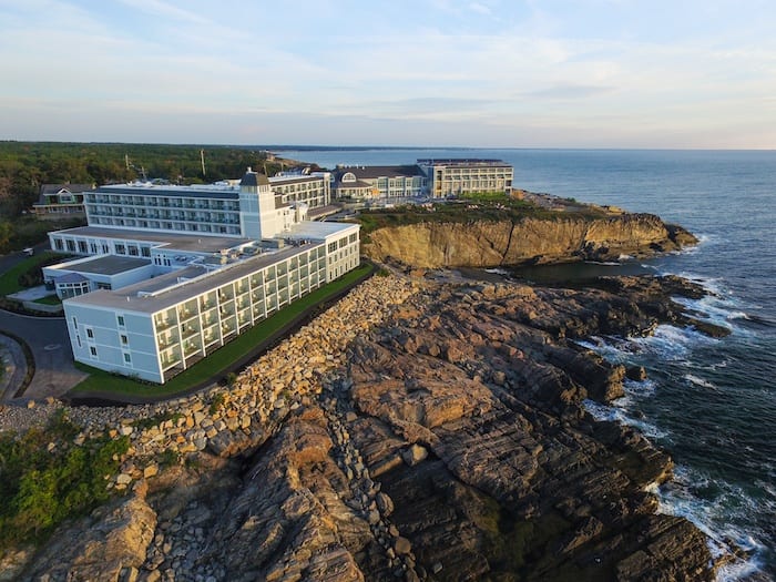 The Cliff House exterior from above