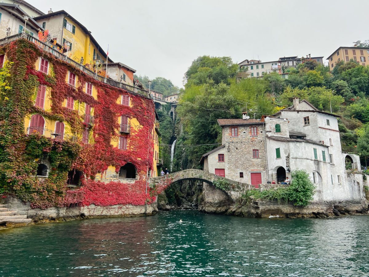 Waterfall in Nesso Italy