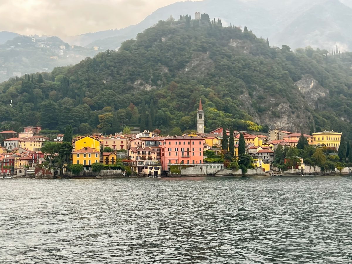 Varenna town from the water