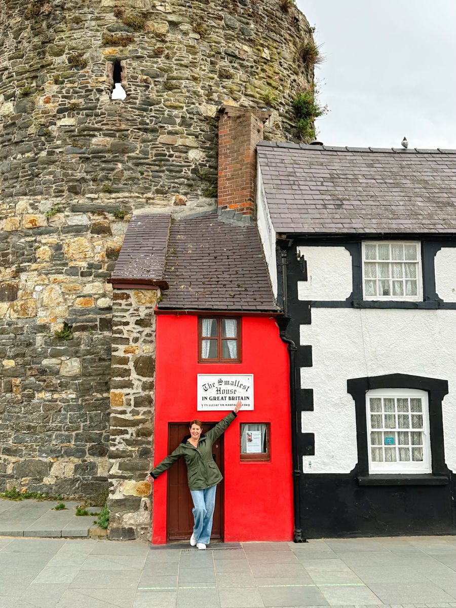 Smallest house in Great Britain in Conwy Wales