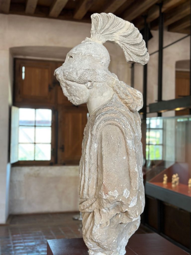 Auxerre abbey roman sculpture