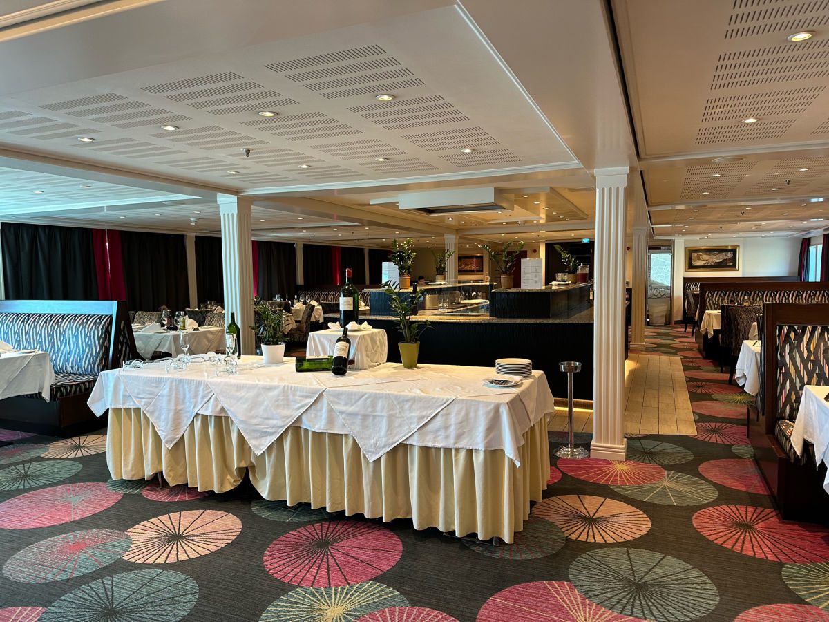 Dining room on the AmaWaterways AmaDolce