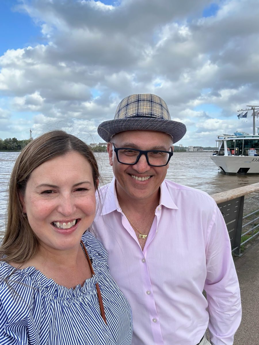 Couple on AmaWaterways river cruise