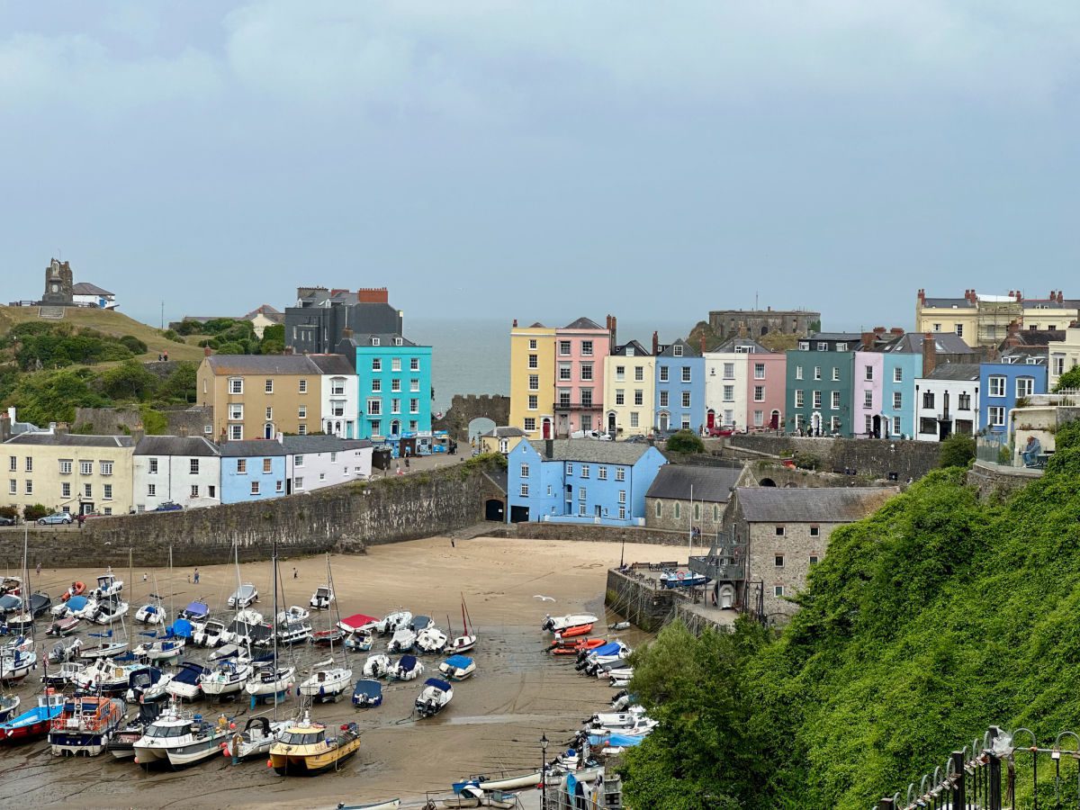 Tenby colorful houses