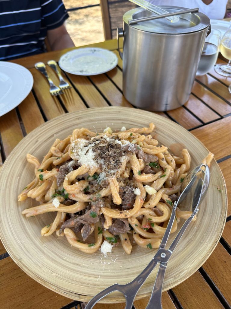 Pasta with beef