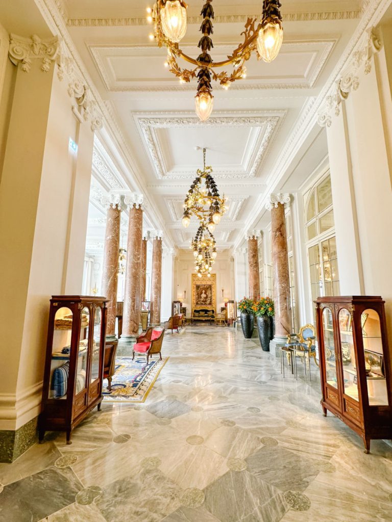 Lobby at Hotel du Palais