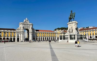 Commerce square in Lisbon Portugal