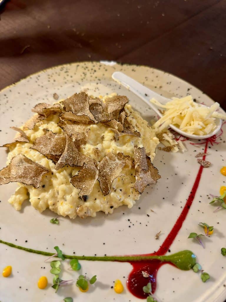 Truffle risotto from Konobo Mondo