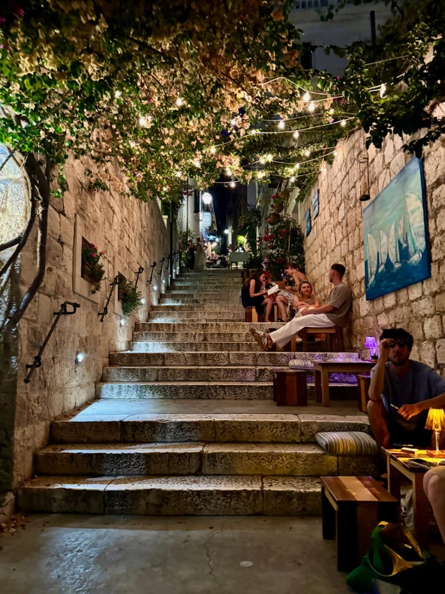Hvar town stairs