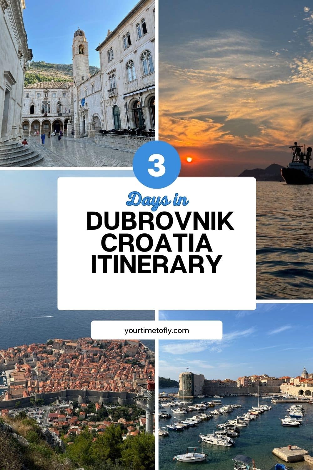 3 days in Dubrovnik Croatia itinerary