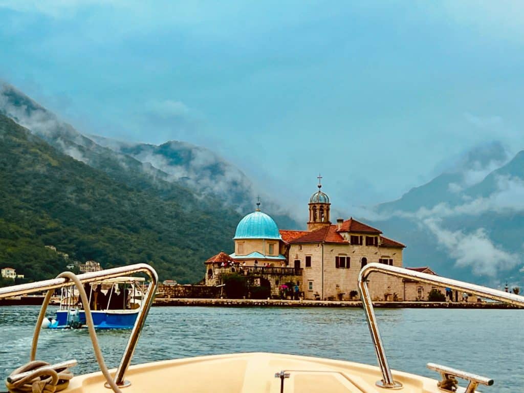 Montenegro boat ride to Our Lady of the Rocks Island