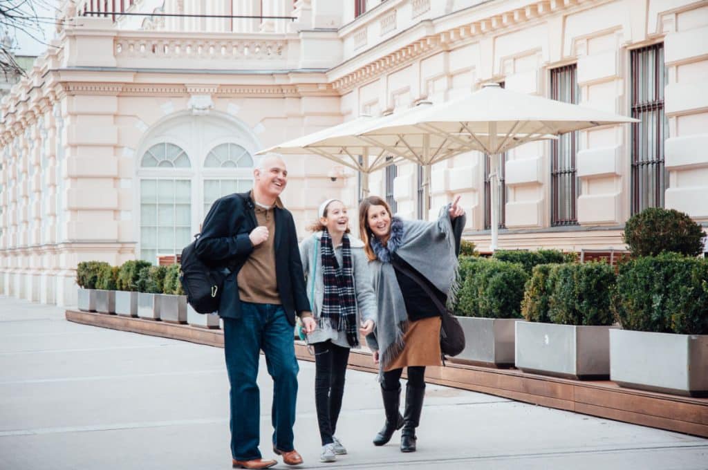 Gruber family in Vienna