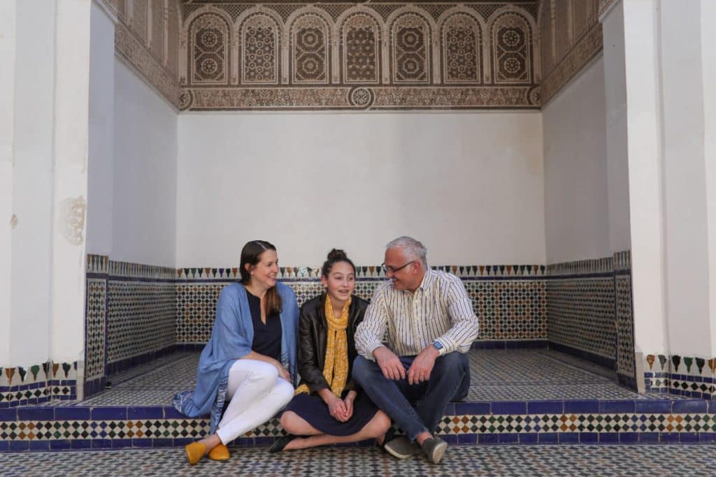Gruber family in Marrakech
