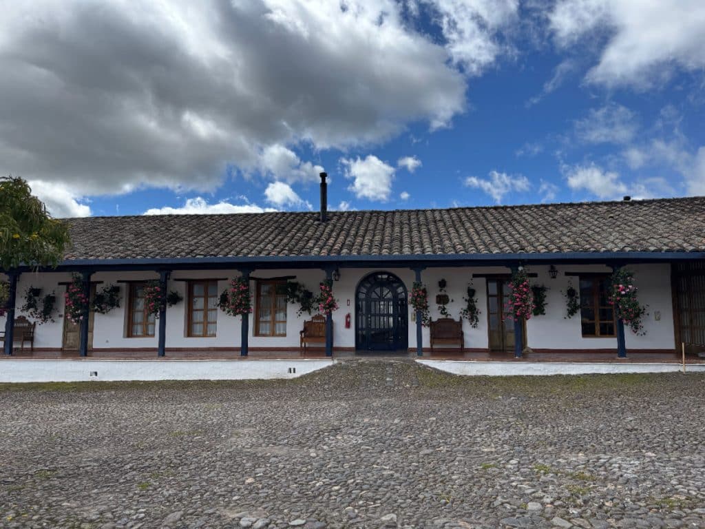 Hacienda Zuleta Ecuador courtyard