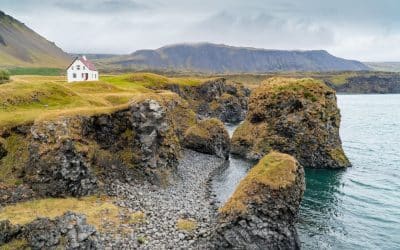 Arnarstapi cliffs in Iceland