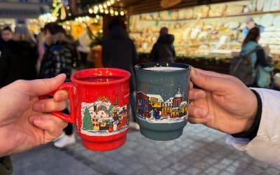 German Christmas Markets girls trip - ghulwein mugs in Heidelberg