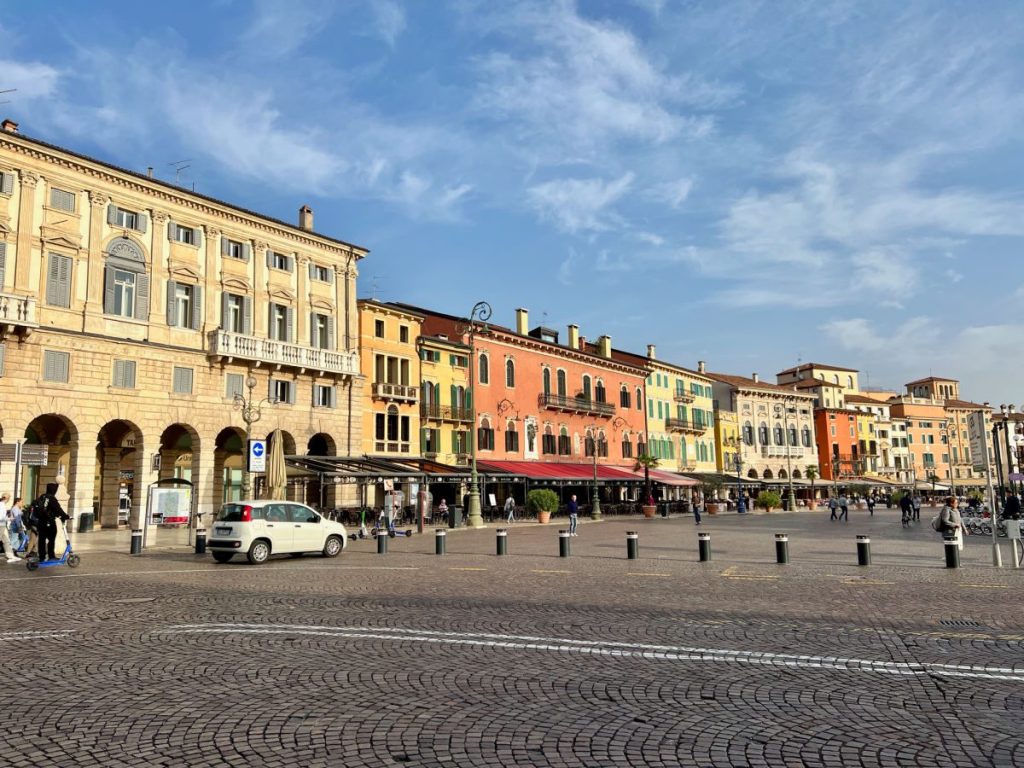 Piazza Bra in Verona Italy
