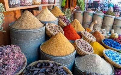 2-week Morocco itinerary - Marrakech spice market