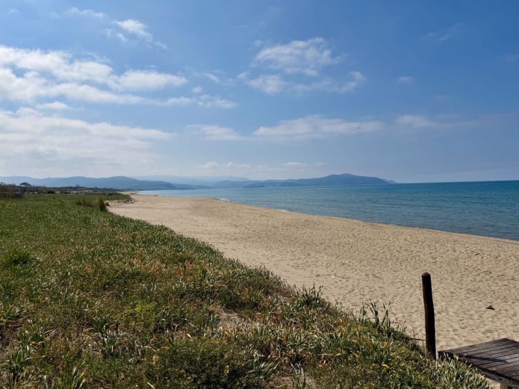 Cilento coast beach