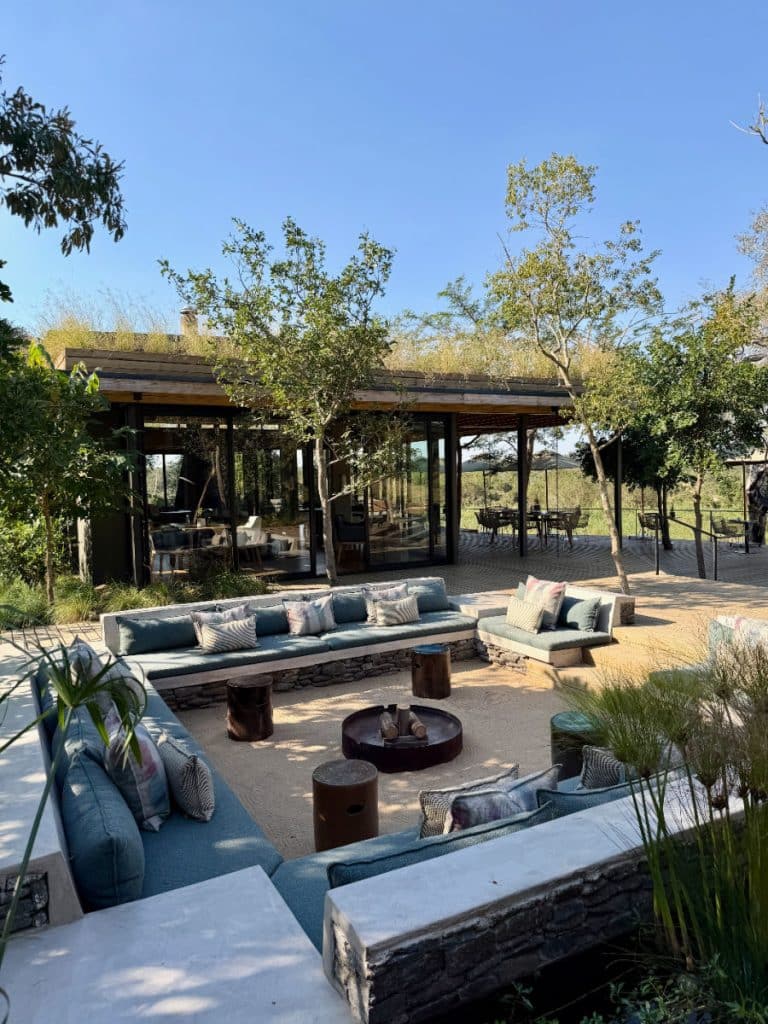 Lion Sands Ivory Lodge fire pit