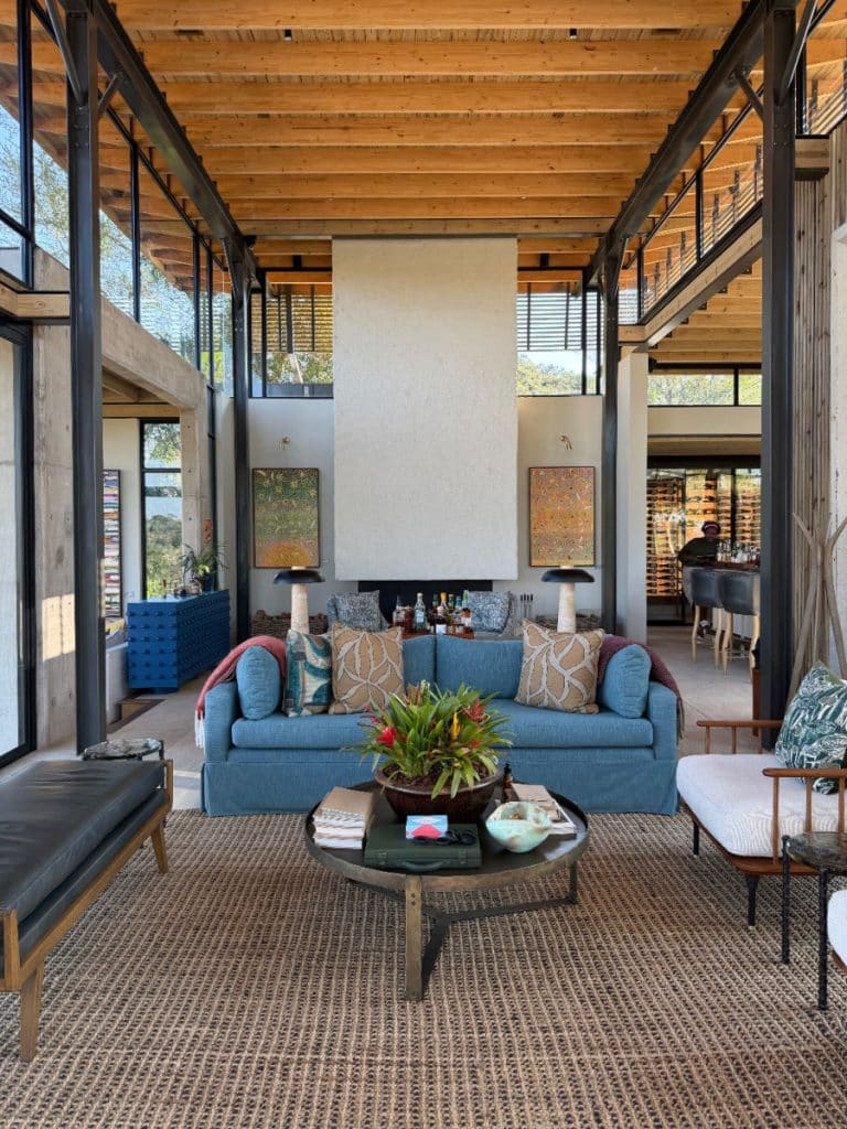 Lion Sands Ivory Lodge lobby