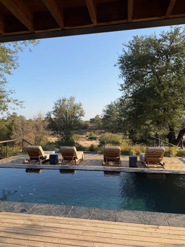 Lion Sands Ivory Lodge Fish Eagle villa private pool